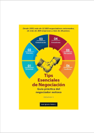 Libro Tips esenciales de negociacion